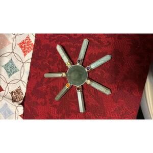 Seven Point Jade Chakra Healing Tool